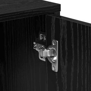 vidaXL Sideboard 2 pcs Black Oak Look 60 x 31 x 70 cm