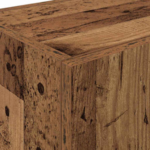 vidaXL Kitchen Sideboard with Shelves and Door 2 pcs Reclaimed Wood 60 x 50 x 180 cm