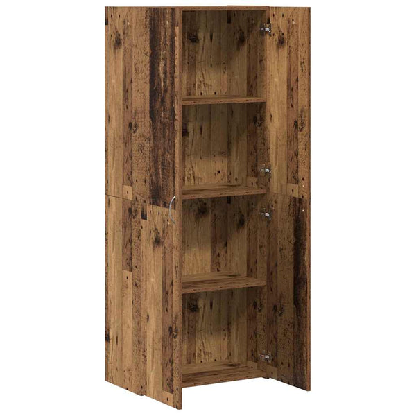 vidaXL Office Cabinet Reclaimed Wood 60 x 32 x 152.5 cm Engineered Wood