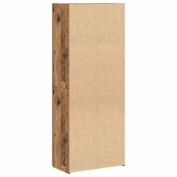 vidaXL Office Cabinet Reclaimed Wood 60 x 32 x 152.5 cm Engineered Wood