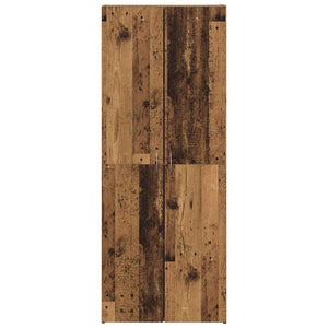 vidaXL Office Cabinet Reclaimed Wood 60 x 32 x 152.5 cm Engineered Wood