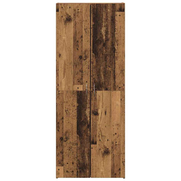 vidaXL Office Cabinet Reclaimed Wood 60 x 32 x 152.5 cm Engineered Wood