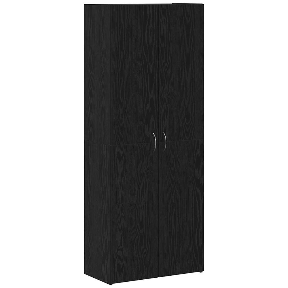 vidaXL Office Cabinet Black Oak-look 60 x 32 x 152.5 cm