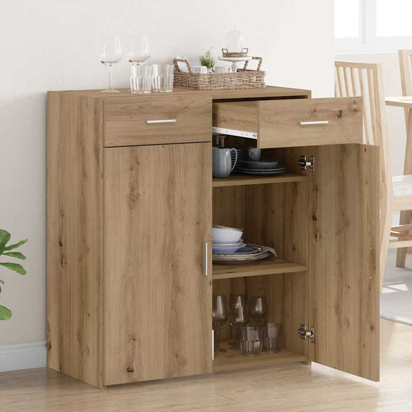 vidaXL Bathroom Cabinet Artisan Oak 80 x 42.5 x 93.5 cm Engineered Wood