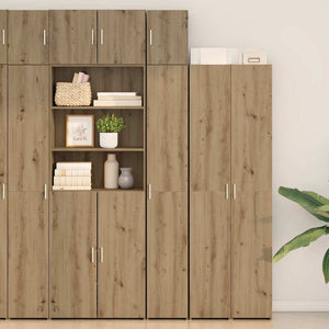 vidaXL Storage Cabinet 3 pcs Artisan Oak 30 x 42.5 x 225 cm