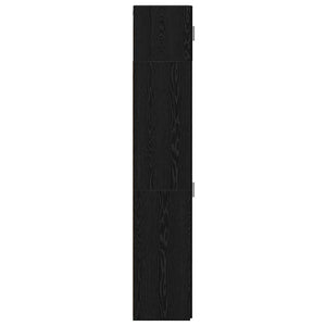 vidaXL Storage Cabinet 3 pcs Black Oak Look
