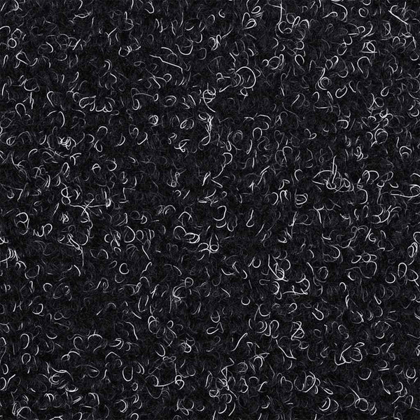 vidaXL Self-Adhesive Stair Mats 20 pcs. 65x21x4 cm Black Semi-Circular Large