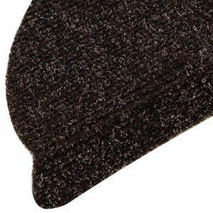 vidaXL Self-Adhesive Stair Mats 30 pcs. 56x17x3 cm Dark Brown Semi-Circular