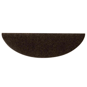 vidaXL Self-Adhesive Stair Treads 30 pcs. 56x17x3 cm Brown Semi-Circular
