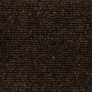 vidaXL Self-Adhesive Stair Treads 30 pcs. 56x17x3 cm Brown Semi-Circular