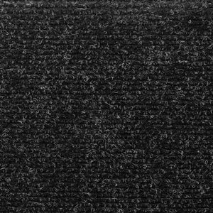 vidaXL Self-Adhesive Stair Mats 30 pcs 65x21x4 cm Black Rectangular Edge