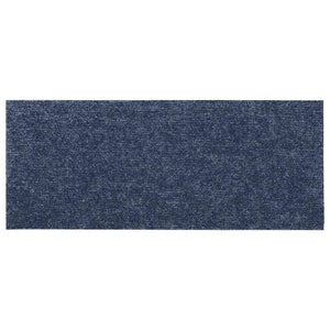 vidaXL Stair Mats Self-Adhesive 30 pcs. 60x25 cm Grey Blue Rectangular