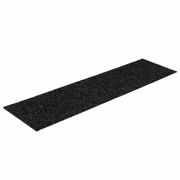 vidaXL Stair Mats Self-Adhesive 30 pcs 76x20 cm Black Rectangular