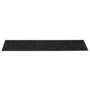 vidaXL Stair Mats Self-Adhesive 30 pcs 76x20 cm Black Rectangular