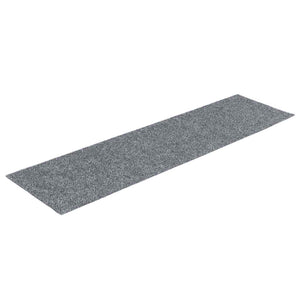 vidaXL Stair Mats Self-Adhesive 30 pcs 76x20 cm Light Grey Rectangular