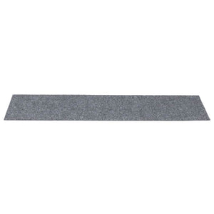 vidaXL Stair Mats Self-Adhesive 30 pcs 76x20 cm Light Grey Rectangular