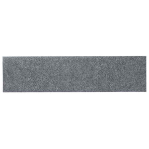vidaXL Stair Mats Self-Adhesive 30 pcs 76x20 cm Light Grey Rectangular