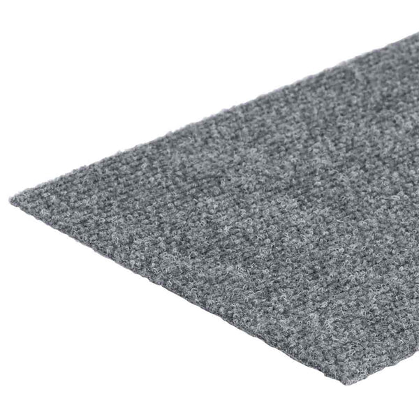 vidaXL Stair Mats Self-Adhesive 30 pcs 76x20 cm Light Grey Rectangular