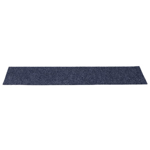 vidaXL Self-Adhesive Stair Treads 30 pcs. 76x20 cm Grey Blue Rectangular