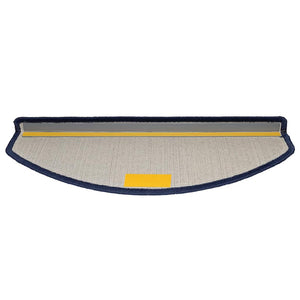 vidaXL Stair Mats 30 pcs. 65x24x4 cm Blue Half Round Large