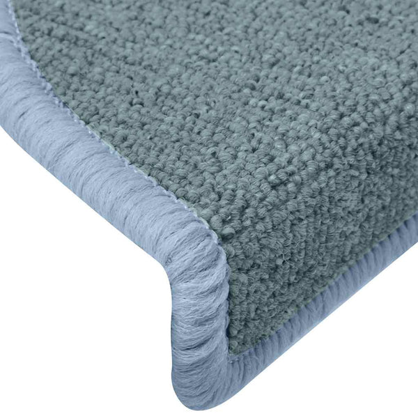 vidaXL Stair Mats 30 pcs. 65x24x4 cm Marine Blue Half Round Large