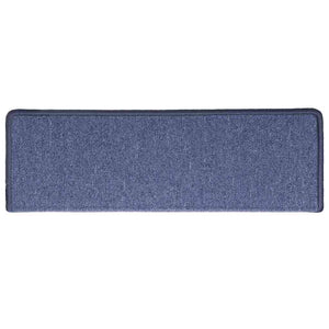 vidaXL Stair Mats 30 pcs. 65x21x4 cm Blue Rectangular Edge
