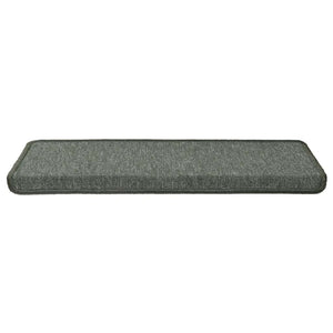 vidaXL Stair Mats 30 pcs. 65x21x4 cm Dark Green Rectangular Edge