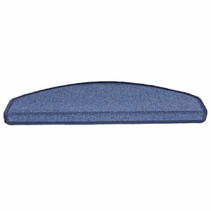 vidaXL Stair Mats 20 pcs. 65x24x4 cm Blue Semi-circular Large