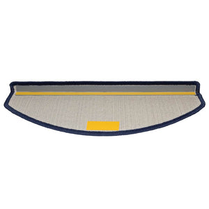 vidaXL Stair Mats 20 pcs. 65x24x4 cm Blue Semi-circular Large