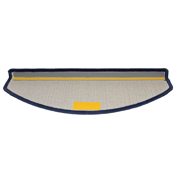 vidaXL Stair Mats 20 pcs. 65x24x4 cm Blue Semi-circular Large
