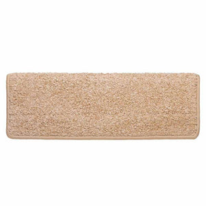 vidaXL Stair Mats 30 pcs. 65x21x4 cm Gold Rectangular Edge
