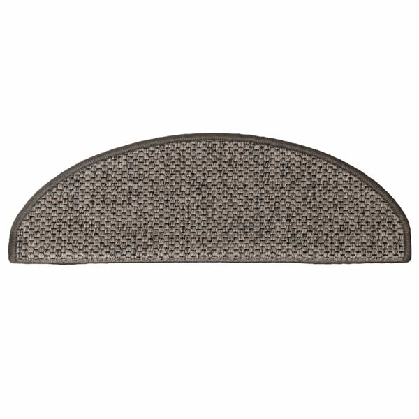 vidaXL Self-Adhesive Stair Treads Sisal Look 30 Pcs. 65x21x4cm Grey-Beige