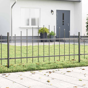 vidaXL Garden Fence Woerden 5 pcs Grey