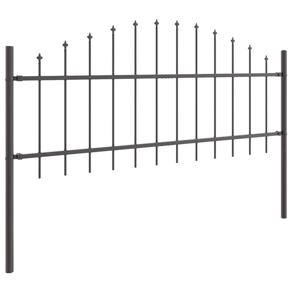vidaXL Garden Fence Woerden 5 pcs Grey