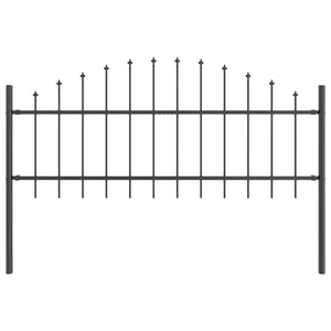 vidaXL Garden Fence Woerden 5 pcs Grey