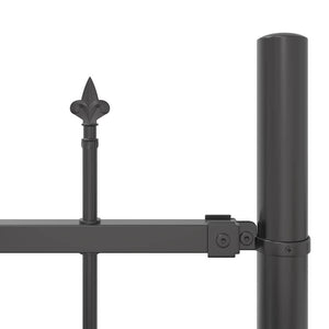 vidaXL Garden Fence Woerden 6 pcs Grey