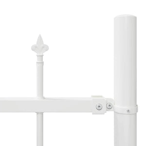 vidaXL Garden Fence Woerden 2 pcs White