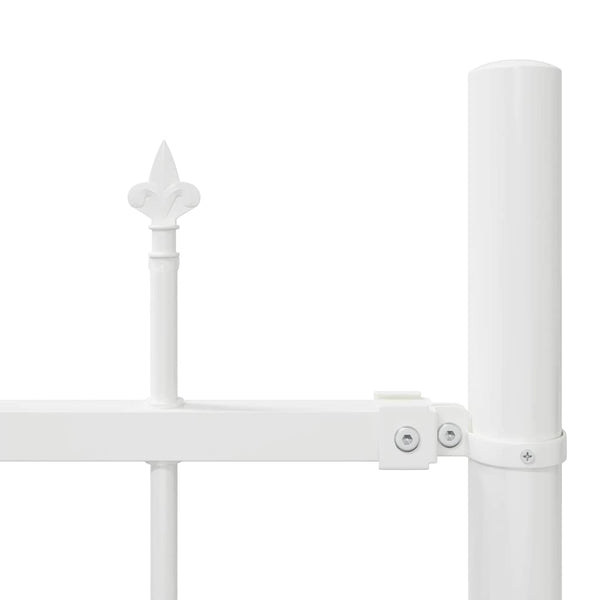 vidaXL Garden Fence Woerden 8 pcs White
