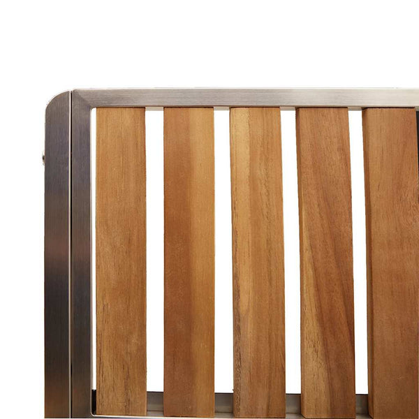 vidaXL Outdoor Table Set 3 pcs Brown Solid Acacia Wood