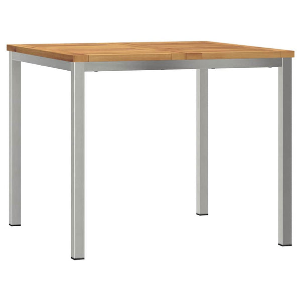 vidaXL Outdoor Table Set 3 pcs Brown Solid Acacia Wood
