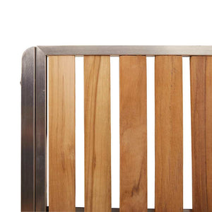 vidaXL Outdoor Dining Set 5 pcs Brown Solid Teak Wood