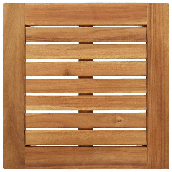 vidaXL Sun Lounger 3 pcs Brown Solid Teak Wood