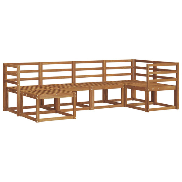 vidaXL 6-piece Sofa Set Natural