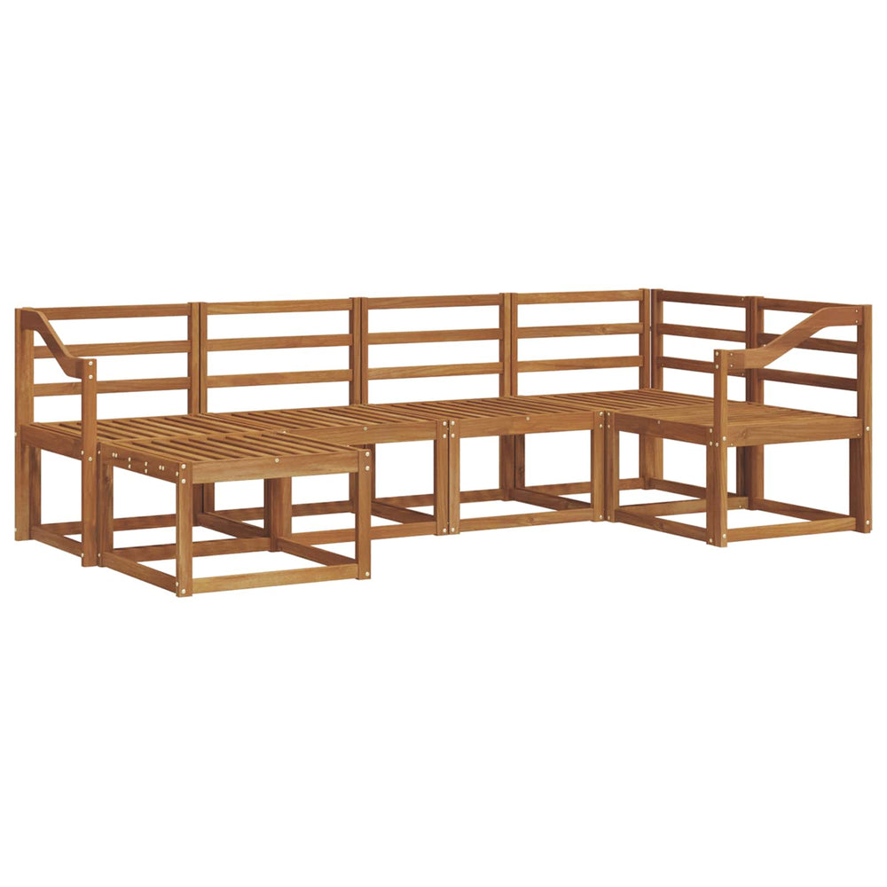 vidaXL Outdoor Sofa Set 6 pcs Natural