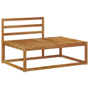 vidaXL Outdoor Sofa Set 2 Piece Natural 230.5 x 83 x 73 cm
