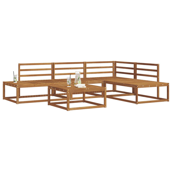 vidaXL 5 Piece Outdoor Sofa Set Solid Acacia Wood