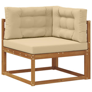 vidaXL 5-Piece Outdoor Sofa Set Natural and Beige