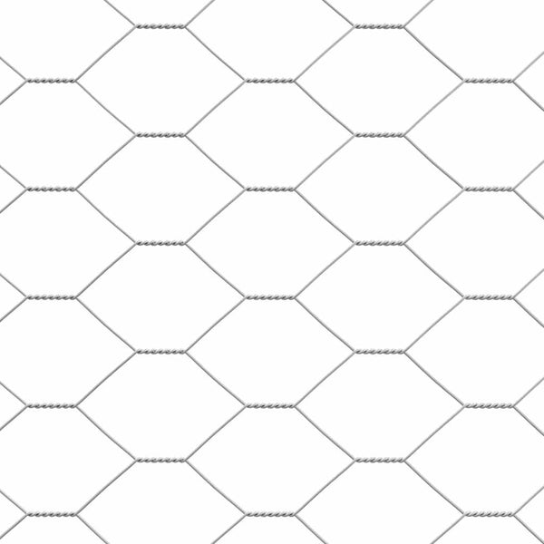 vidaXL Chicken Cage 4 pcs Silver 800 x 200 x 200 cm Galvanized Steel