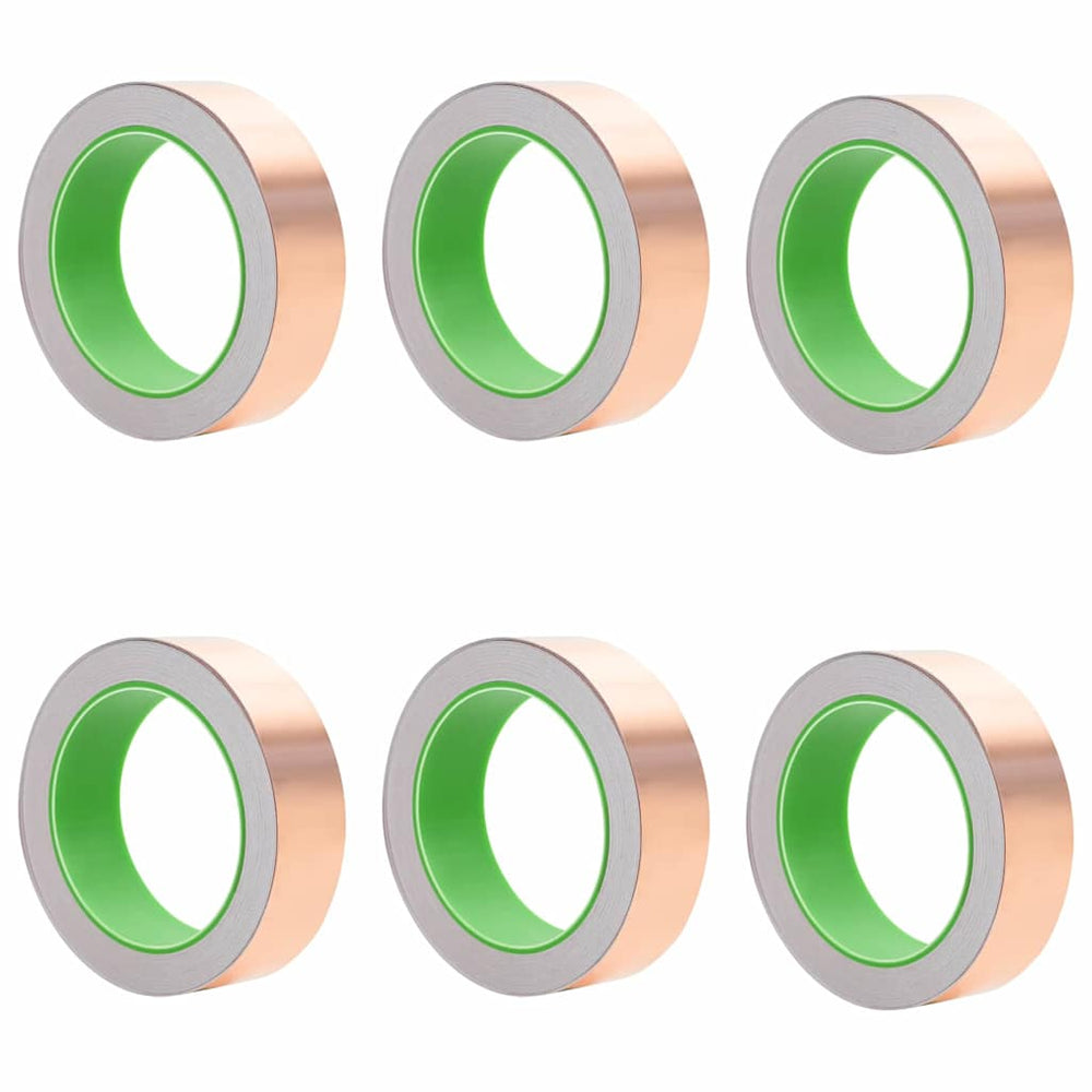 vidaXL Copper Tape 6 pcs Copper 2000 x 3 cm Copper