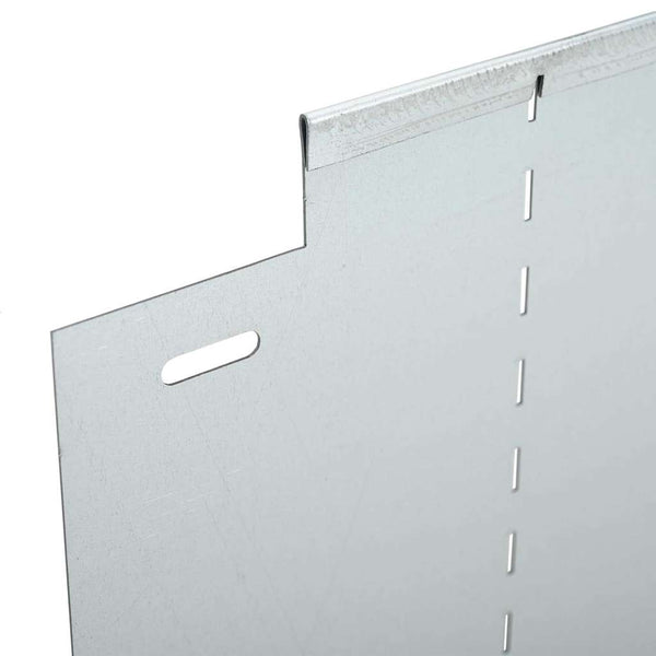 vidaXL Lawn Edging 20 pcs Silver 100 x 25 x 0.07 cm Galvanized Steel